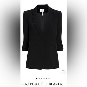 Cinq à Sept Black Crepe Blazer